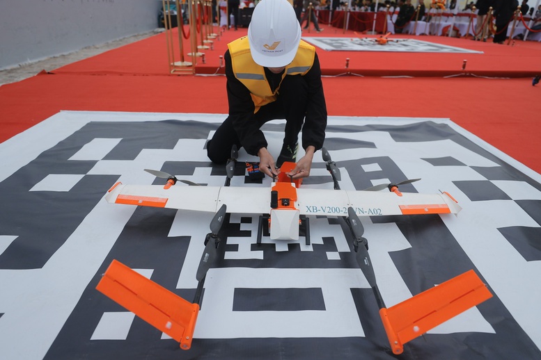 Chính thức thí điểm ứng dụng UAV vận chuyển vật tư y tế- Ảnh 2.