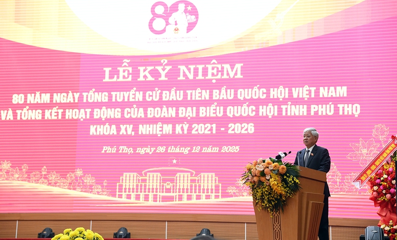 Phú Thọ kỷ niệm 80 năm Ngày Tổng tuyển cử đầu tiên bầu Quốc hội- Ảnh 3.