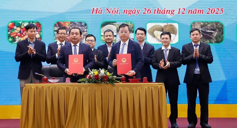 Bộ Nông nghiệp và Môi trường ký hợp tác truyền thông với Đài Truyền hình Việt Nam- Ảnh 1.