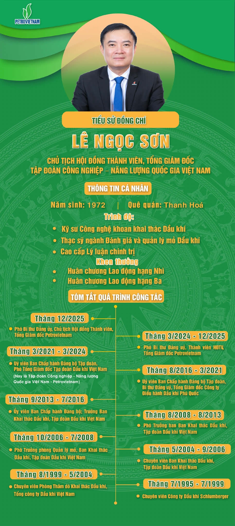Thủ tướng bổ nhiệm ông Lê Ngọc Sơn làm Chủ tịch HĐTV Petrovietnam- Ảnh 2.