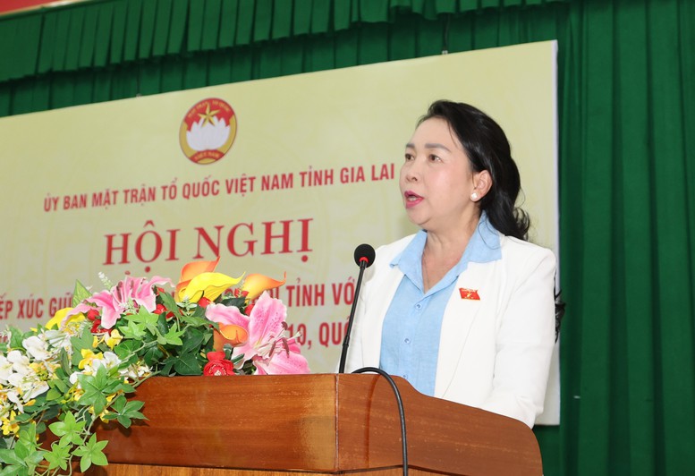 Phó Thủ tướng Hồ Đức Phớc cùng Đoàn ĐBQH Gia Lai tiếp xúc với MTTQ tỉnh và các tổ chức thành viên- Ảnh 2.