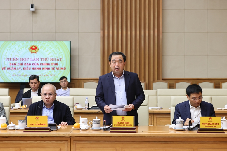 Thủ tướng chủ trì phiên họp thứ nhất Ban Chỉ đạo quản lý, điều hành kinh tế vĩ mô- Ảnh 4.