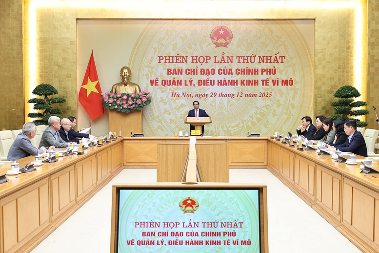 Thủ tướng chủ trì phiên họp thứ nhất Ban Chỉ đạo quản lý, điều hành kinh tế vĩ mô- Ảnh 1.