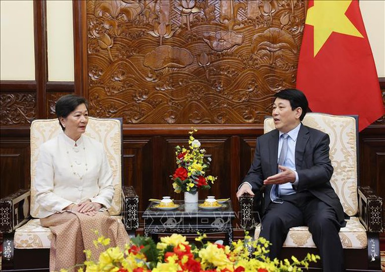 Chủ tịch nước Lương Cường tiếp Đại sứ Campuchia chào từ biệt- Ảnh 2.