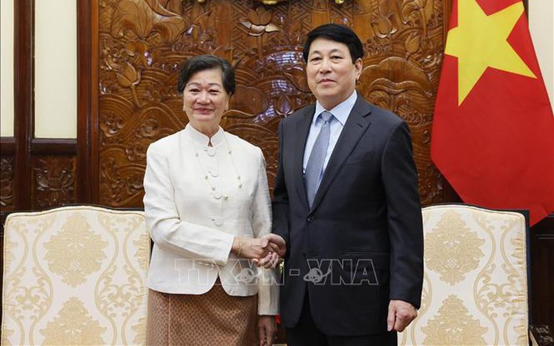 Chủ tịch nước Lương Cường tiếp Đại sứ Campuchia chào từ biệt