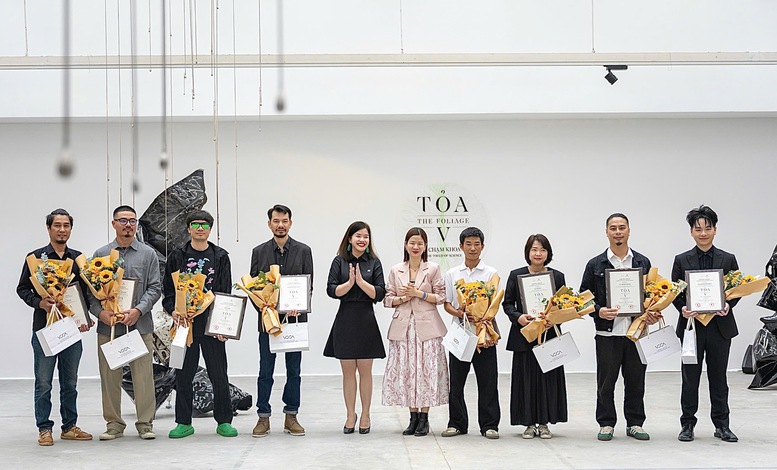 Khoa học bước vào không gian nghệ thuật với 'Tỏa V – Điểm chạm khoa học'- Ảnh 1.