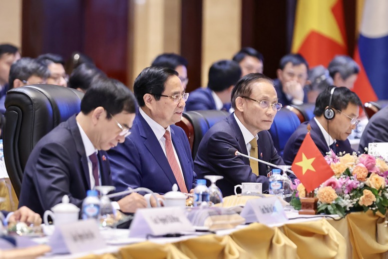 Kỳ họp 48 Uỷ ban Liên chính phủ Việt Nam – Lào: Hiện thực hoá quan hệ "gắn kết chiến lược"- Ảnh 6. Kỳ họp 48 Uỷ ban Liên chính phủ Việt Nam – Lào: Hiện thực hoá quan hệ "gắn kết chiến lược"- Ảnh 6.