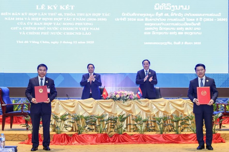 Kỳ họp 48 Uỷ ban Liên chính phủ Việt Nam – Lào: Hiện thực hoá quan hệ "gắn kết chiến lược"- Ảnh 12. Kỳ họp 48 Uỷ ban Liên chính phủ Việt Nam – Lào: Hiện thực hoá quan hệ "gắn kết chiến lược"- Ảnh 12.