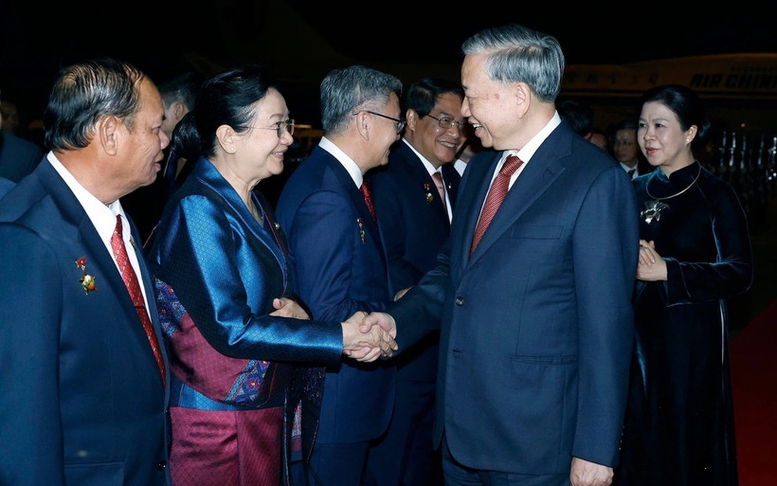 Tổng Bí thư Tô Lâm và Phu nhân kết thúc tốt đẹp chuyến thăm cấp Nhà nước tới Lào