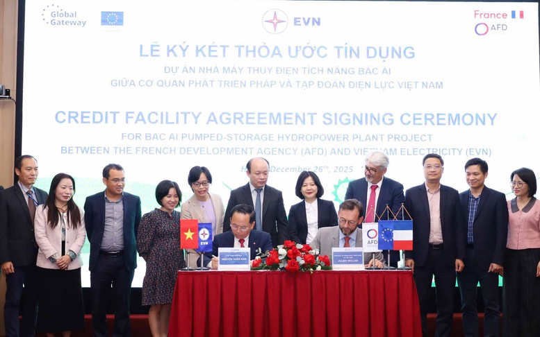 EVN và AFD ký tín dụng cho thủy điện tích năng đầu tiên của Việt Nam