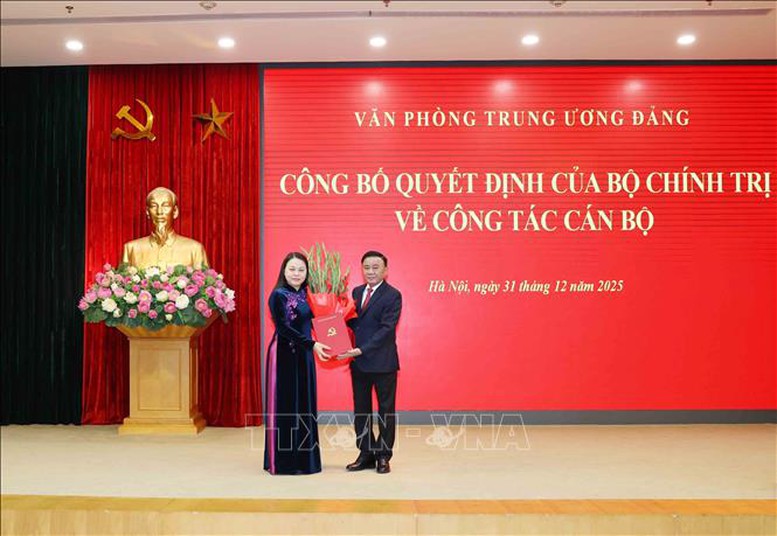 Đồng chí Nguyễn Thị Thu Hà giữ chức Phó Chánh Văn phòng Thường trực Văn phòng Trung ương Đảng- Ảnh 1.