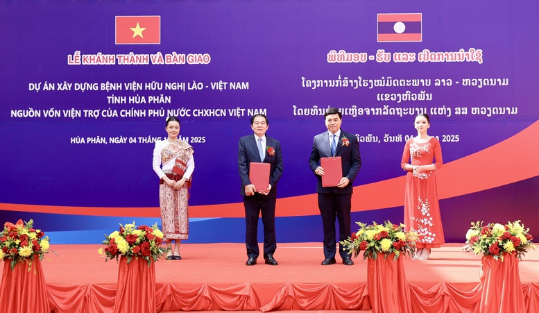 Khánh thành, bàn giao Bệnh Viện Hữu nghị Lào-Việt Nam- Ảnh 9.