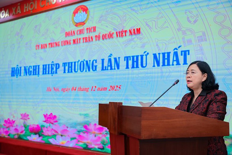 Đoàn Chủ tịch Ủy ban Trung ương MTTQ Việt Nam hiệp thương giới thiệu nhân sự ứng cử đại biểu Quốc hội khóa XVI- Ảnh 2.