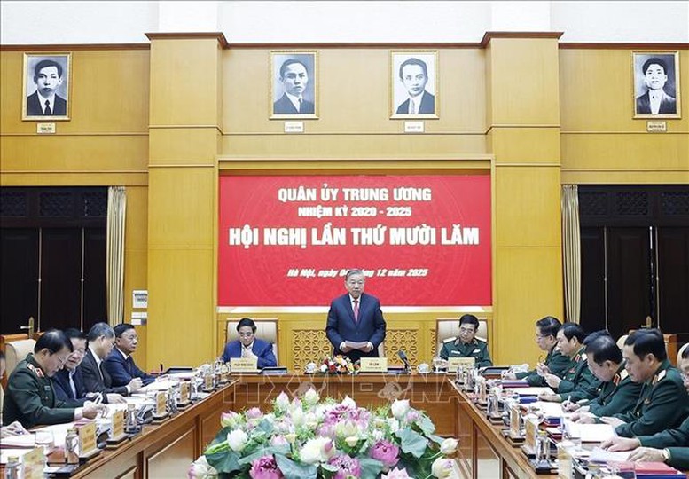Tổng Bí thư Tô Lâm: Hành động theo phương châm '5 vững', xây dựng quân đội trong tình hình mới- Ảnh 2.