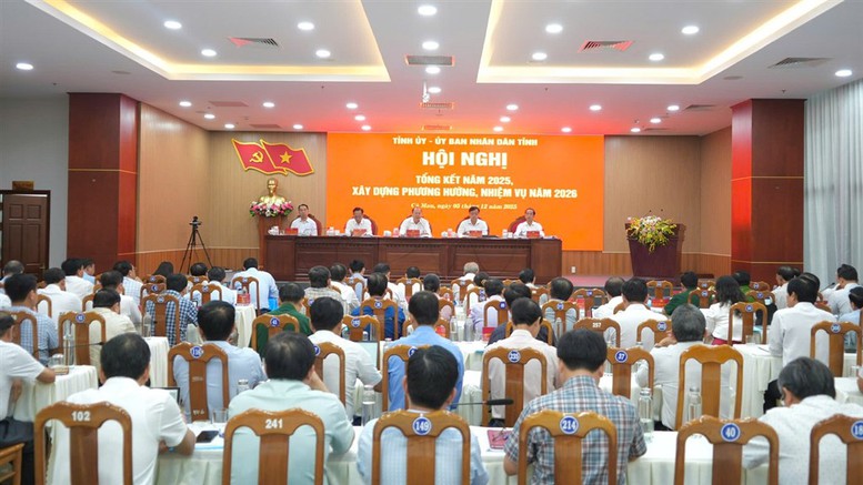 Cà Mau tổng kết 2025, đặt mục tiêu tăng trưởng hai con số trong năm 2026- Ảnh 1.