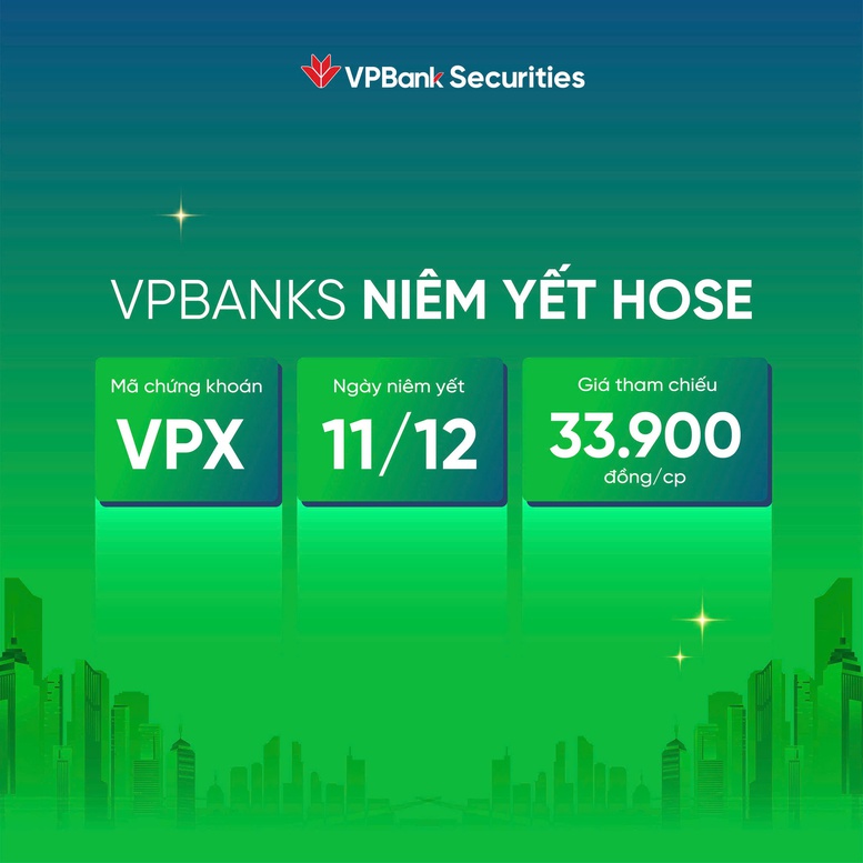 VPBankS lên sàn HoSE sau thương vụ IPO lớn nhất ngành chứng khoán- Ảnh 1.
