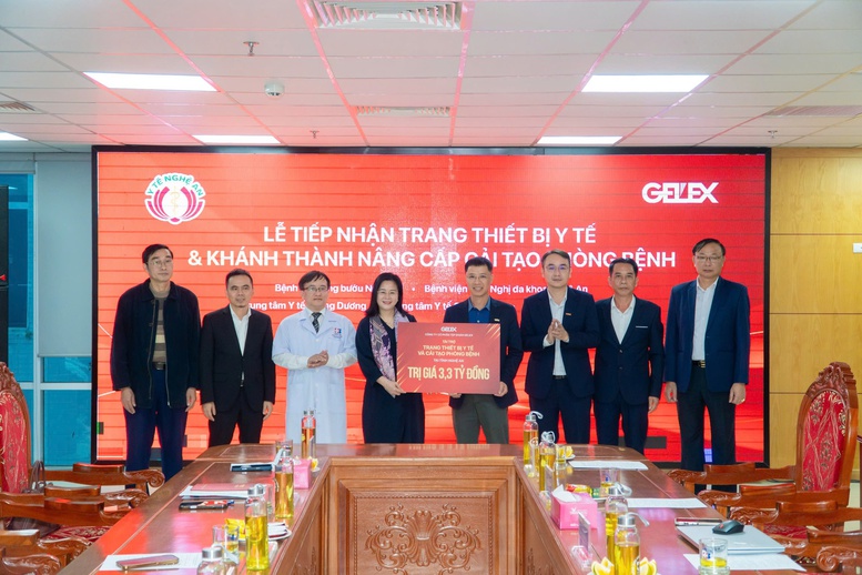 GELEX trao tặng trang thiết bị y tế và hỗ trợ nâng cấp phòng bệnh tại tỉnh Nghệ An- Ảnh 1.