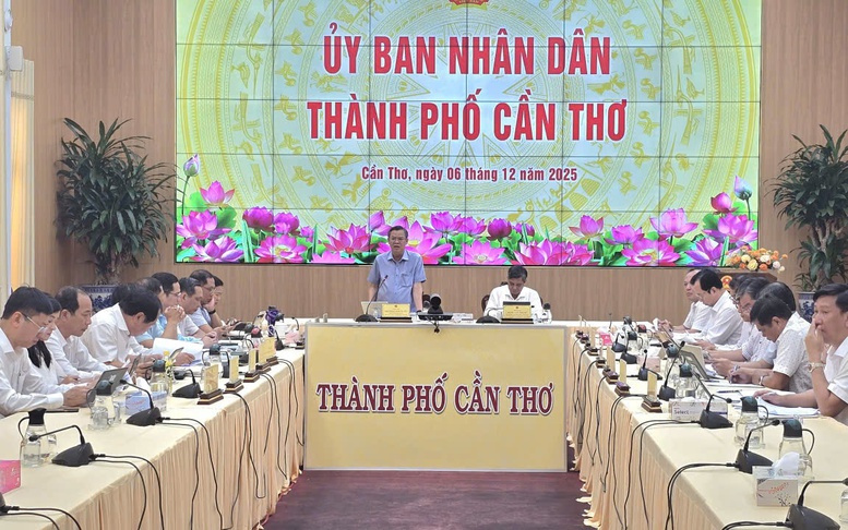 Cần Thơ đánh giá tăng trưởng 2025 và đặt mục tiêu GRDP 10–10,5% năm 2026