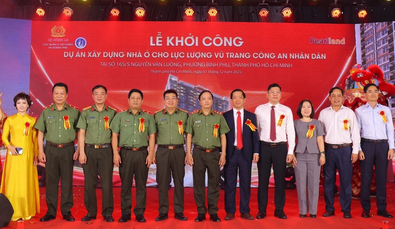 Khởi công dự án nhà ở cho lực lượng công an nhân dân tại TPHCM- Ảnh 1. Khởi công dự án nhà ở cho lực lượng công an nhân dân tại TPHCM- Ảnh 1.