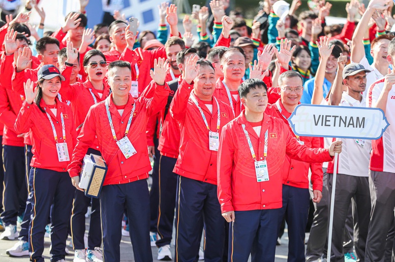 Lễ thượng cờ Đoàn Thể thao Việt Nam tại SEA Games 33- Ảnh 2.