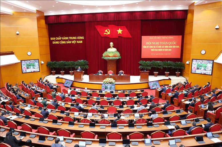 Hội nghị toàn quốc triển khai công tác tổ chức xây dựng Đảng năm 2026- Ảnh 1.