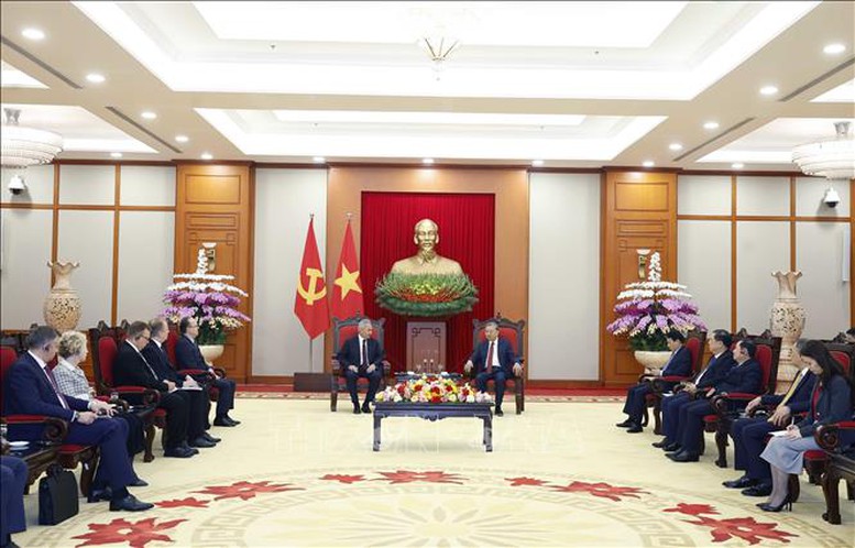Tổng Bí thư Tô Lâm tiếp Thư ký Hội đồng An ninh Liên bang Nga- Ảnh 3.