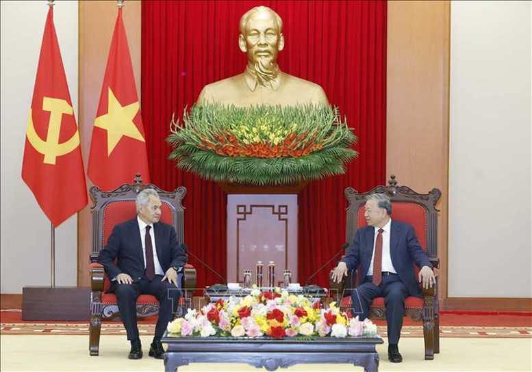 Tổng Bí thư Tô Lâm tiếp Thư ký Hội đồng An ninh Liên bang Nga- Ảnh 2.