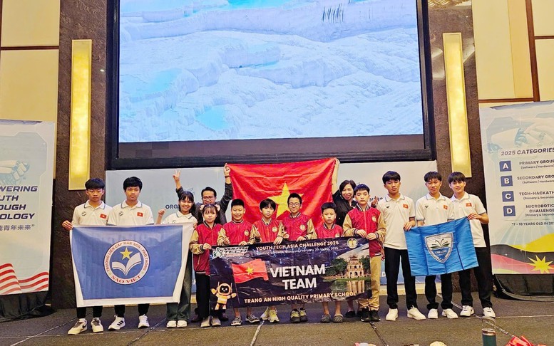 Học sinh Việt Nam giành 2 Huy chương vàng cuộc thi Công nghệ trẻ châu Á