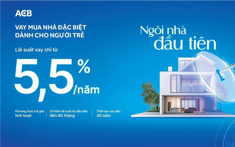 ACB tiên phong cho vay mua nhà đặc biệt dành cho người trẻ