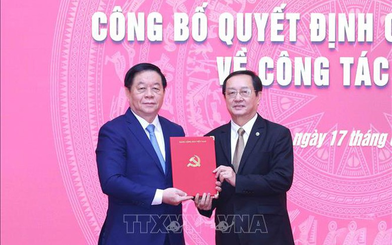 Bộ trưởng Huỳnh Thành Đạt giữ chức Phó Trưởng Ban Tuyên giáo và Dân vận Trung ương
