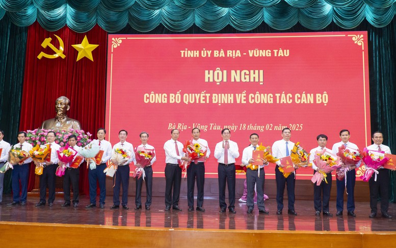 Bà Rịa-Vũng Tàu công bố quyết định về công tác cán bộ