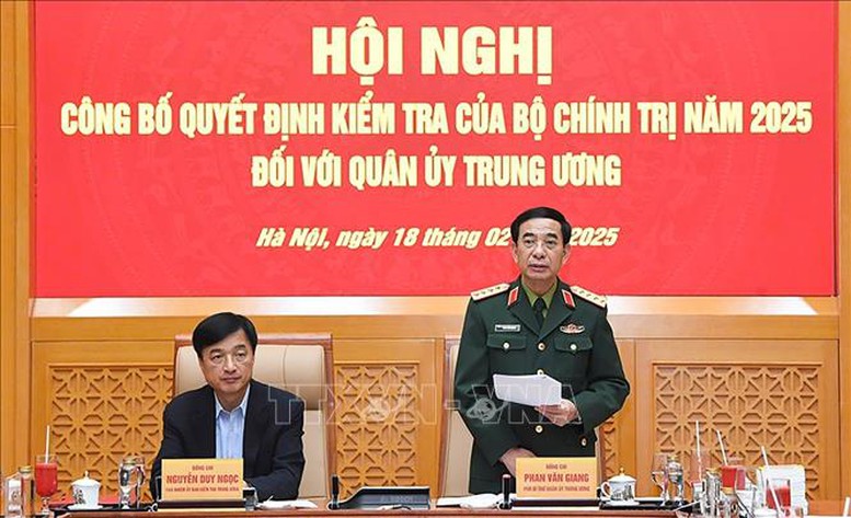 Công bố quyết định kiểm tra đối với Quân ủy Trung ương- Ảnh 3.