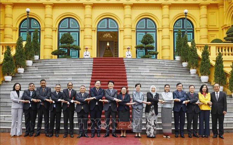 Chủ tịch nước Lương Cường tiếp Đại sứ, Đại biện các nước ASEAN và Timor-Leste tại Việt Nam