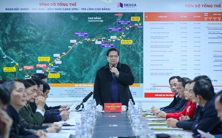 Thủ tướng: Thông toàn tuyến cao tốc từ Cao Bằng tới Cà Mau trong năm nay