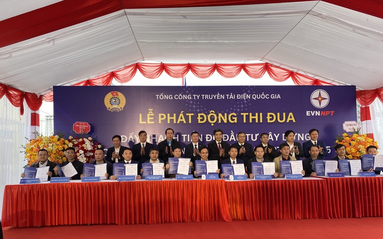 EVNNPT phát động phong trào thi đua đưa 3 dự án trọng điểm về đích trong năm 2025