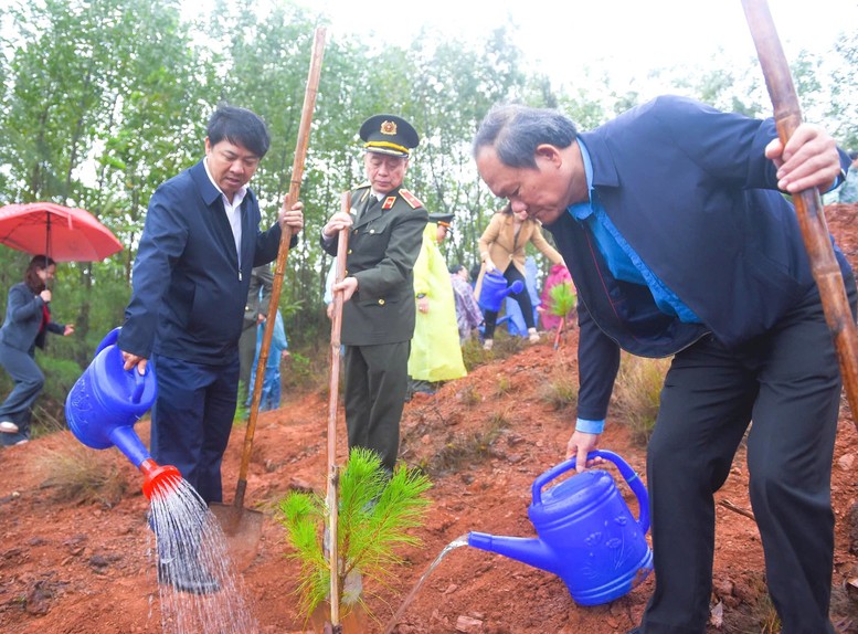 Miền Trung: Ra quân “Tết trồng cây đời đời nhớ ơn Bác Hồ