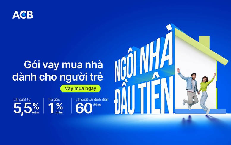 ACB tổ chức livestream gói vay mua nhà cho người trẻ