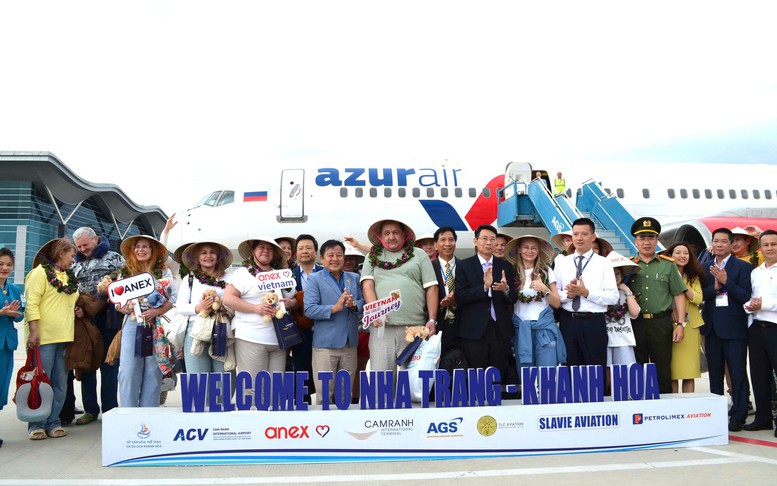 Khánh Hòa đón chuyến bay thẳng đầu tiên từ Liên bang Nga