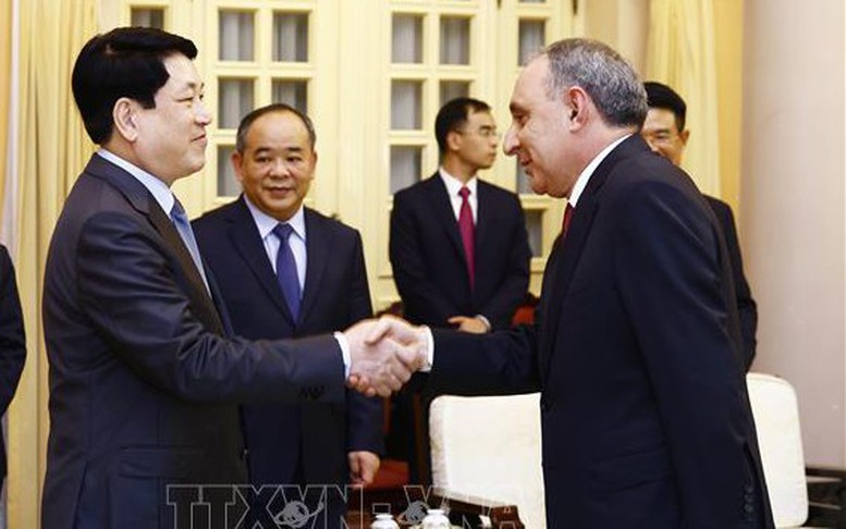 Chủ tịch nước Lương Cường tiếp Viện trưởng Viện Kiểm sát Tối cao Azerbaijan