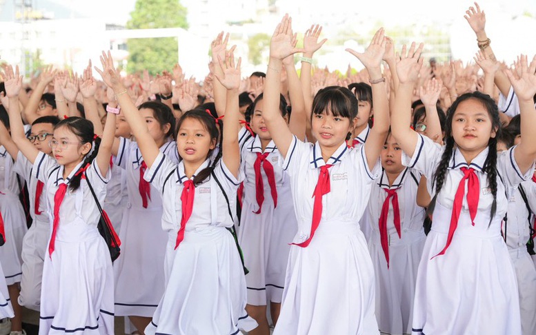 Ngày hội 'Thiếu nhi vui khoẻ - Tiến bước lên Đoàn' tại Bình Định