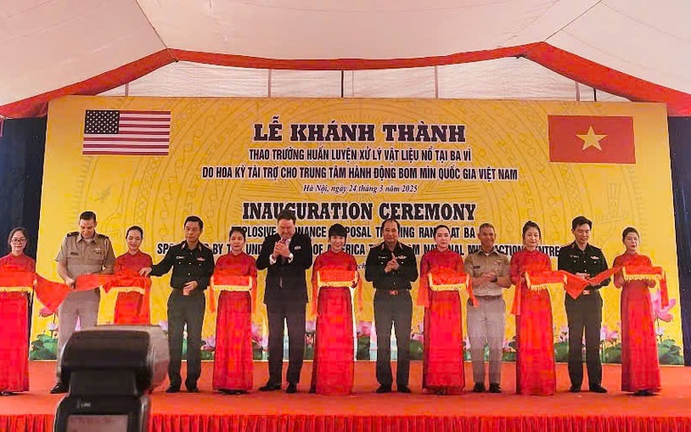 Khánh thành Thao trường huấn luyện xử lý vật liệu nổ
