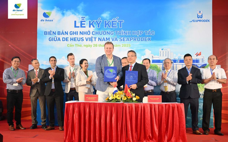 De Heus và Seaprodex hợp tác đẩy mạnh xuất khẩu tôm, cá tra