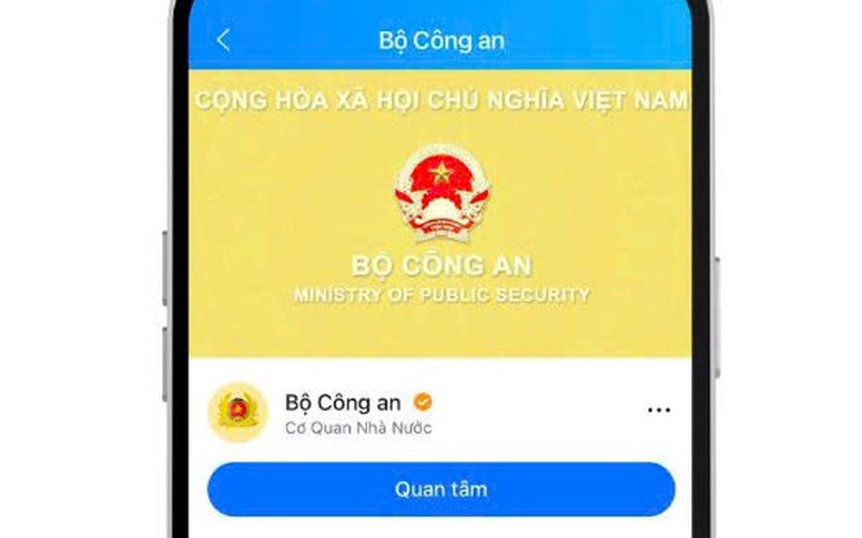 Bộ Công an ra mắt Trang thông tin trên nền tảng Zalo
