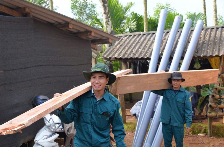 Địa phương đầu tiên của Quảng Ngãi 'về đích' xóa nhà tạm, nhà dột nát- Ảnh 1.