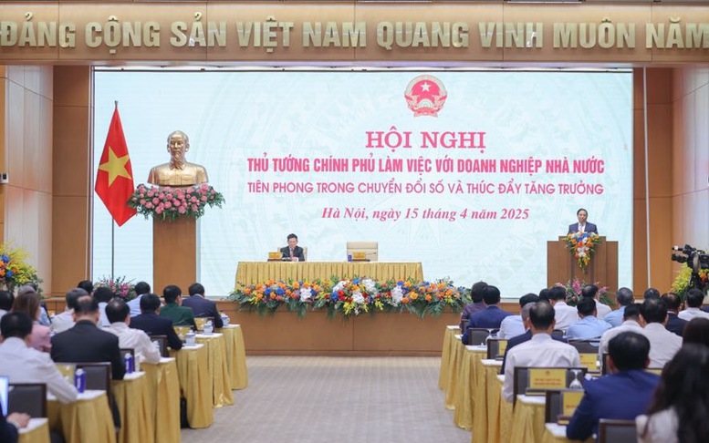 TỔNG THUẬT: Thủ tướng làm việc với doanh nghiệp Nhà nước về chuyển đổi số, thúc đẩy tăng trưởng