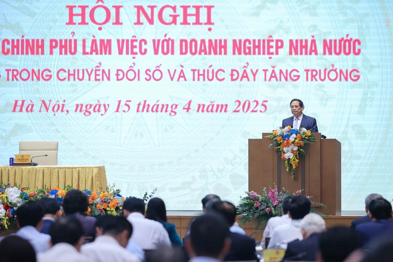 Thủ tướng: Doanh nghiệp nhà nước phải xông pha hơn nữa, tiên phong chuyển đổi số và thúc đẩy tăng trưởng- Ảnh 1.