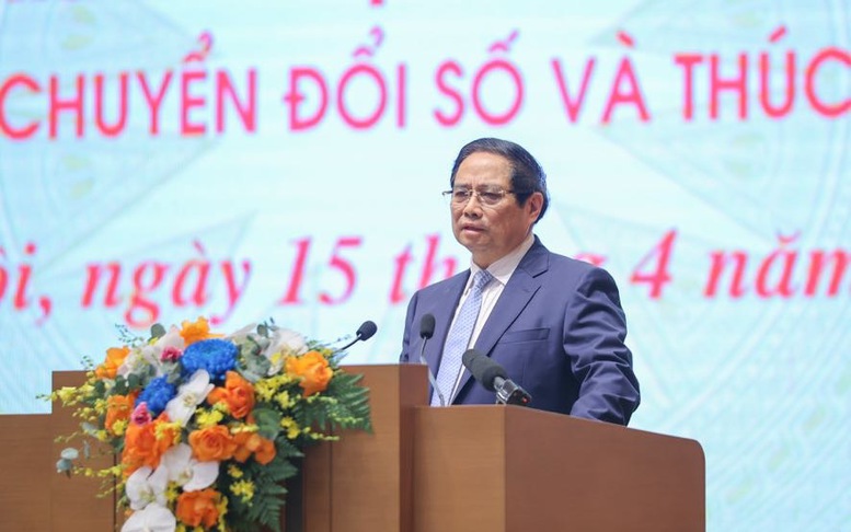 TỔNG THUẬT: Thủ tướng làm việc với doanh nghiệp Nhà nước về chuyển đổi số, thúc đẩy tăng trưởng
