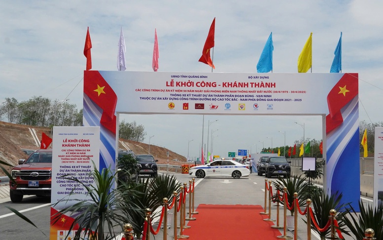 Quảng Bình: Thông xe kỹ thuật dự án cao tốc Bắc – Nam, đoạn Bùng – Vạn Ninh