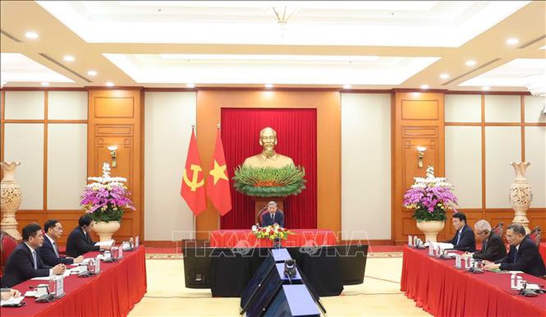 Tổng Bí thư Tô Lâm điện đàm với Chủ tịch Đảng Đại hội Dân tộc Phi, Tổng thống Nam Phi- Ảnh 2.