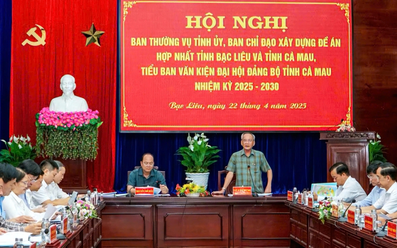 Kết quả lấy ý kiến nhân dân về sắp xếp ĐVHC tỉnh Cà Mau- Ảnh 2. Cà Mau và Bạc Liêu họp Ban Chỉ đạo xây dựng đề án hợp nhất